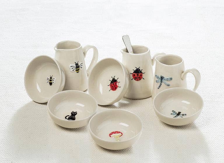 Abbott – Engroshandel Pyntetallerken/skål – Mini skål med kat - 3"D2