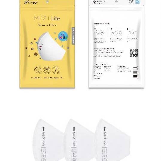 MEO - Venta al por mayor Mascarilla facial protectora - Filtro infantil Meo™ (filtro helix™)