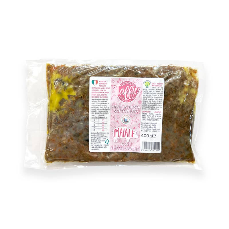 TAFFIO PET FOOD – comida - Cão por atacado – Vácuo de Porco 150g