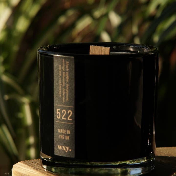 wxy. – wholesale Burkljus – Umbra 12.3oz ljus - 522 - svart kaffe & orange Blossom1