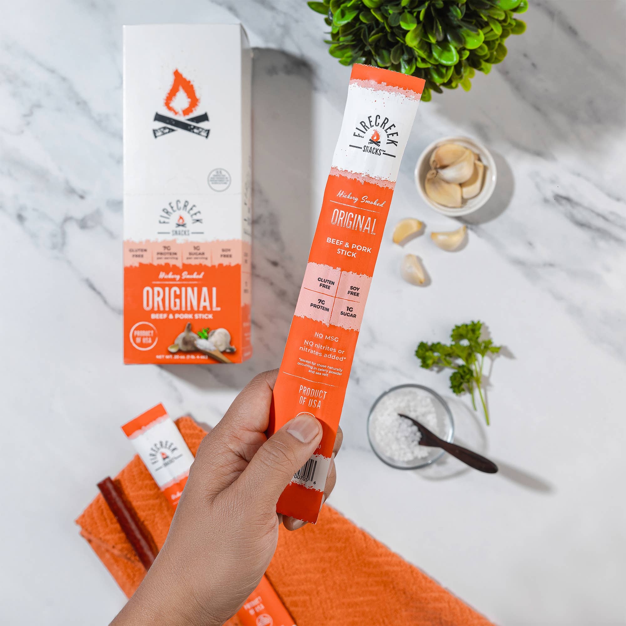 FireCreek Snacks - Wholesale Jerky - FireCreek Snacks Original Beef & Pork Meat Sticks – 20ct3