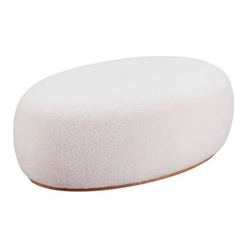 Zuo Modern - Wholesale Ottoman - Amber Ottoman Cream0