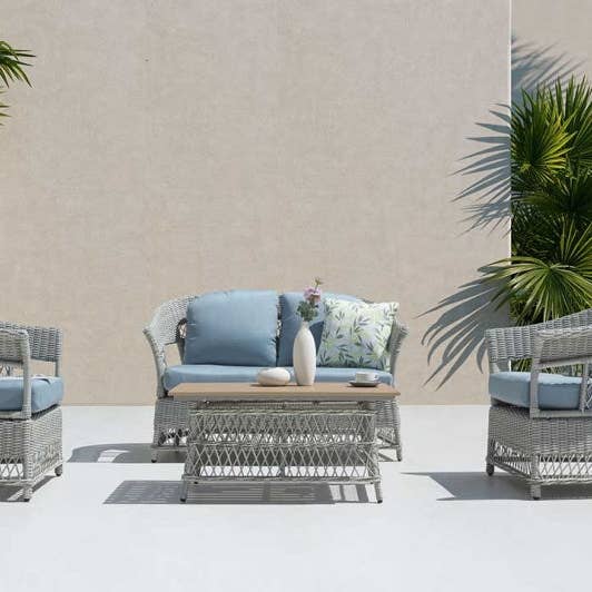 Skal 4-delad rottingsoffgrupp för wholesale av Outdoor-USA®