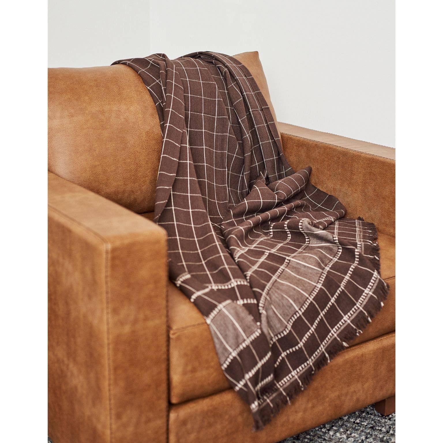 Variously – wholesale Prydnadsfilt – Treacle ekologisk bomullstuss /filt2