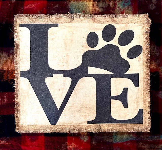 Jana's Flannels – Camisa com botões no colarinho – Mulher por atacado – CAMISA FLANELA “PATA PRINT LOVE” (#367)