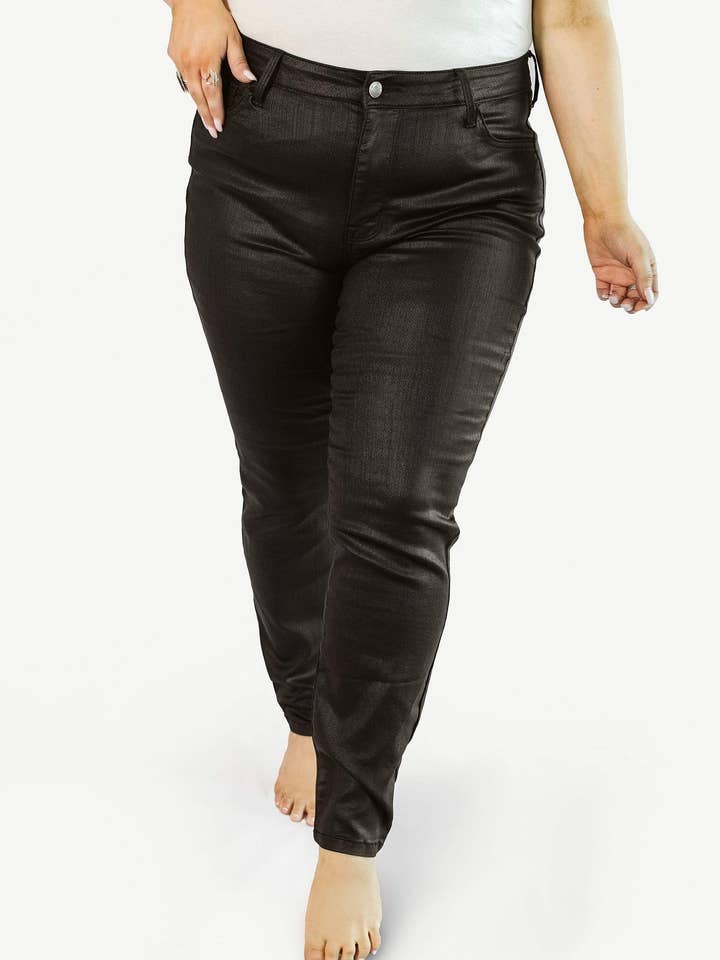 Kieran | Jean pitillo negro 14-26 para venta al por mayor de Glitzy Girlz