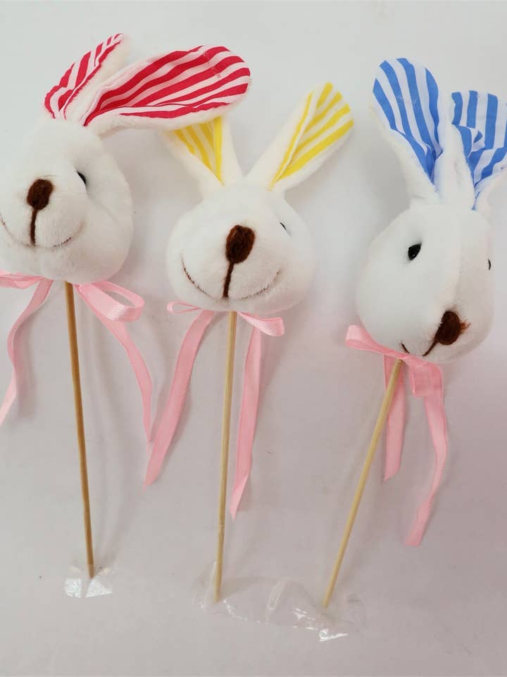 10.8" Easter Rabbit Pick Assortment for wholesale by Tremont Floral Supplies