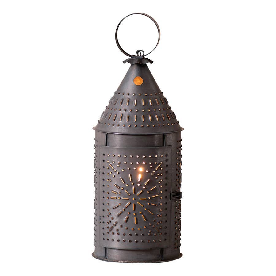 Irvin's Tinware - Wholesale Lantern - 15-Inch Revere Lantern in Kettle Black2