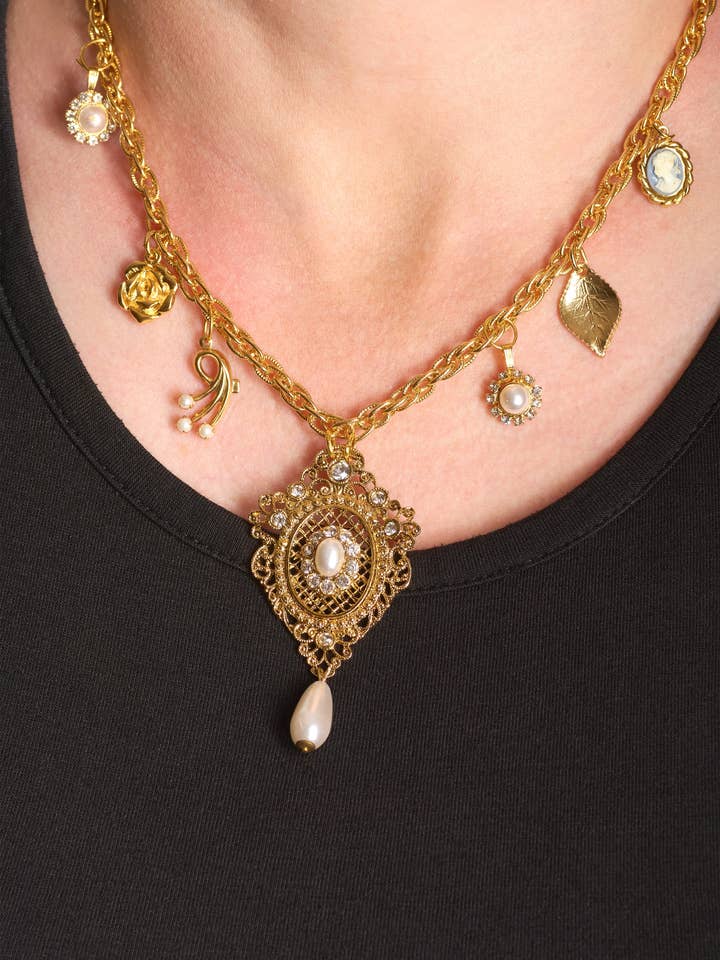 Lillibeth Sister Necklace for wholesale by Caramel Vintage Jewellery