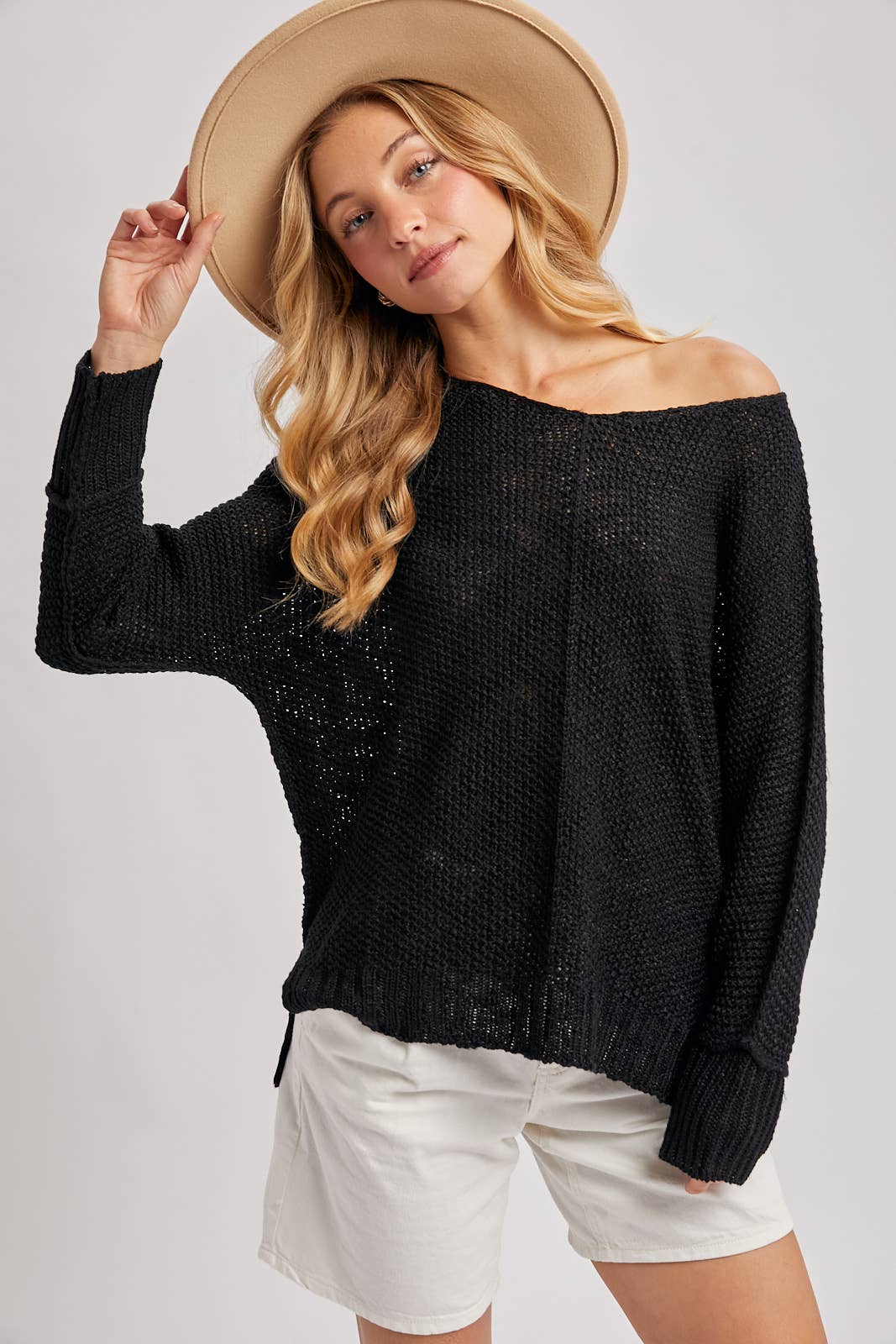 Bluivy - Wholesale Knit Sweater - Women's - REVERSE SEAM LOOSE FIT SWEATER65