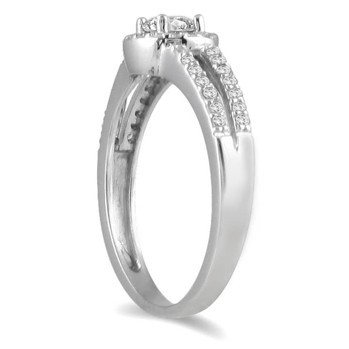 Szul USA LLC - Wholesale Engagement Ring - 1/2 Carat TW Diamond Ring in 10K White Gold1