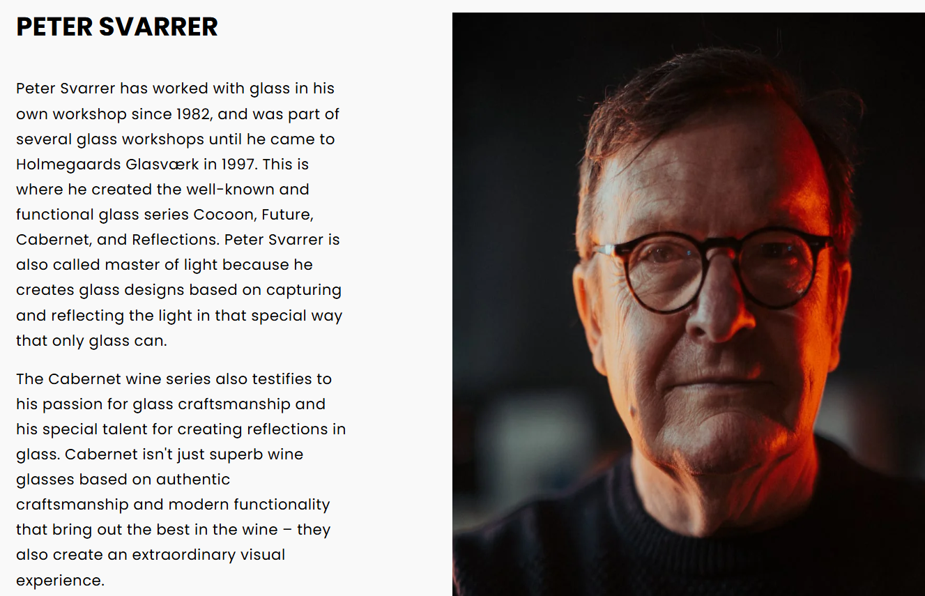 Danish Design Collective - Wholesale Drinking Glass/Cup - Holmegaard - Future - Organically Curved Glass Tumblers Set2