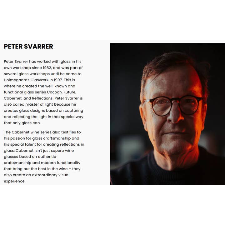 Danish Design Collective - Wholesale Drinking Glass/Cup - Holmegaard - Future - Organically Curved Glass Tumblers Set2