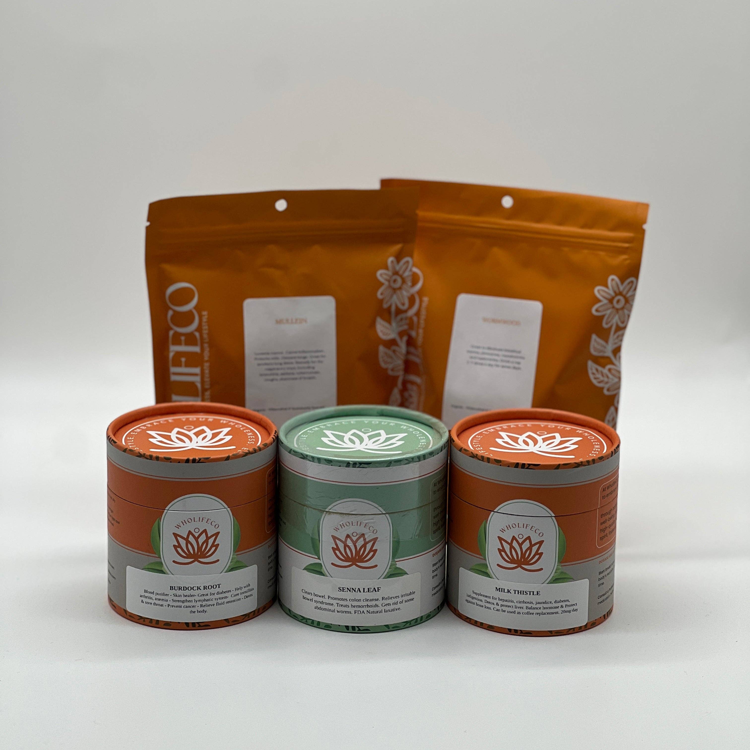 WHOLIFECO - Wholesale Health/Detox Tea - Full Body Reset - Holistic Detox Pack2