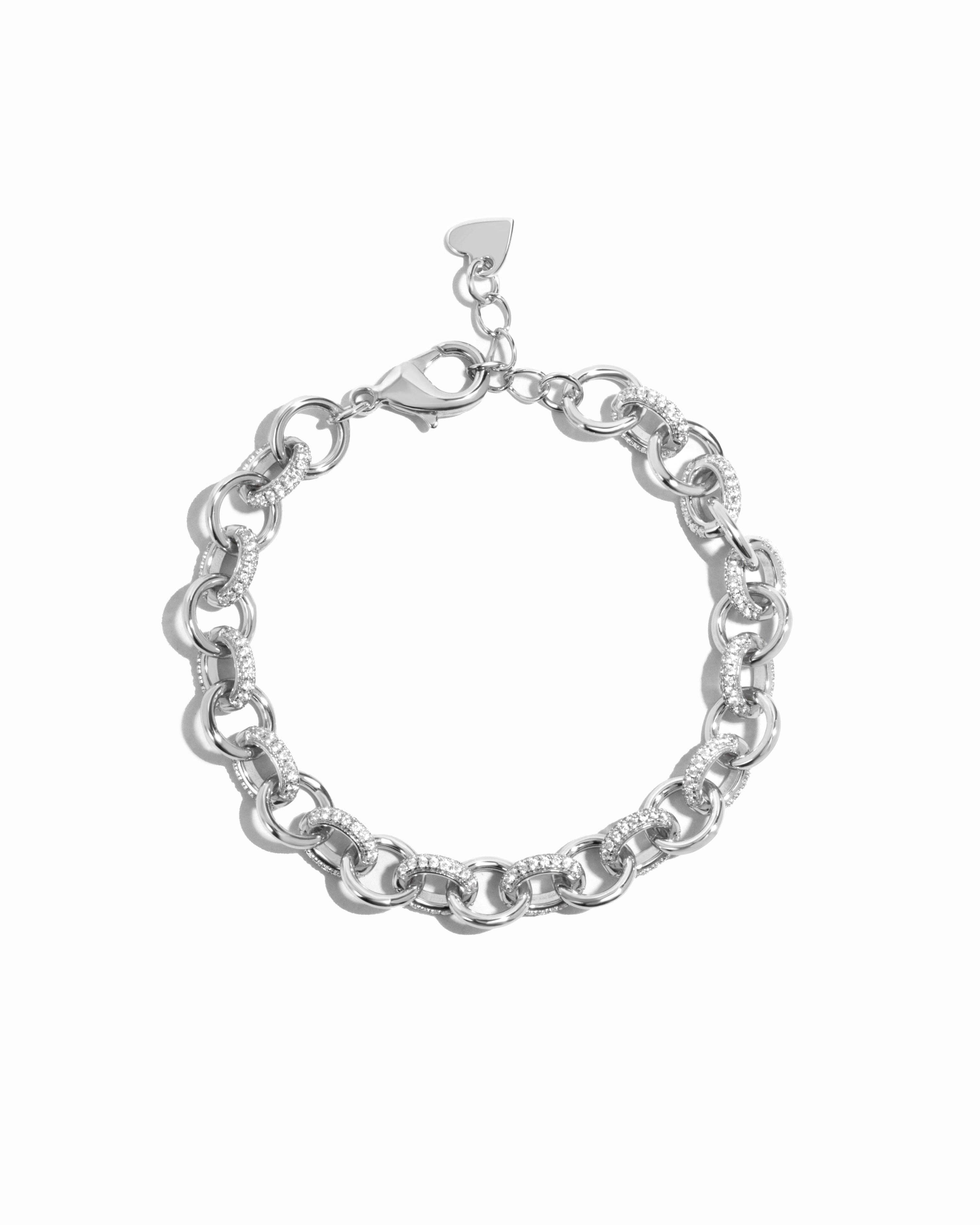 Sami Jewels - Wholesale Schakelarmband - Ronde Pave Link-armband2