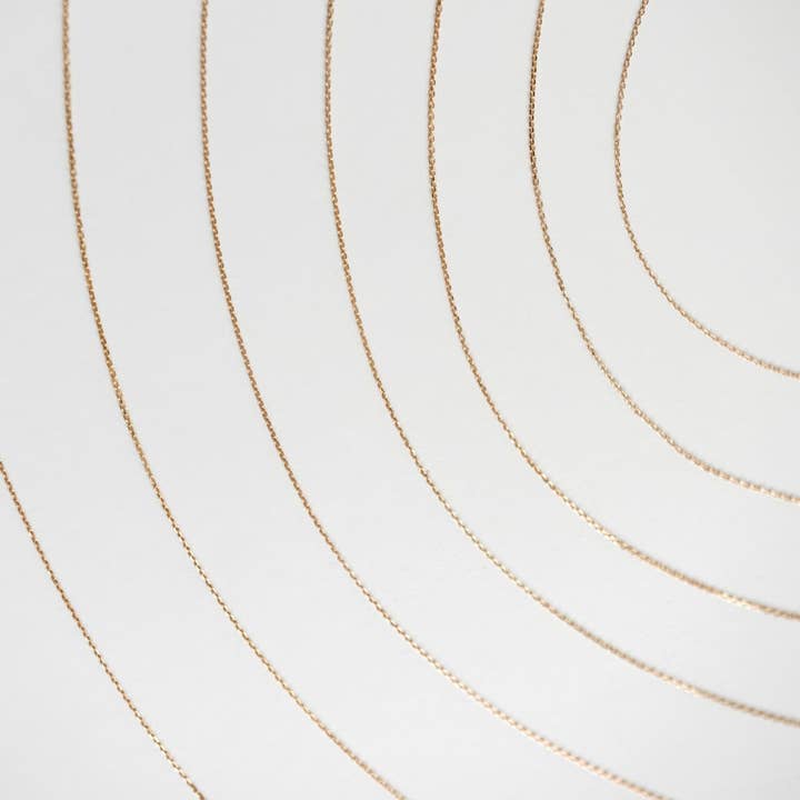 Halskette - einfache Goldkette für den Großhandel von Huguette Paris