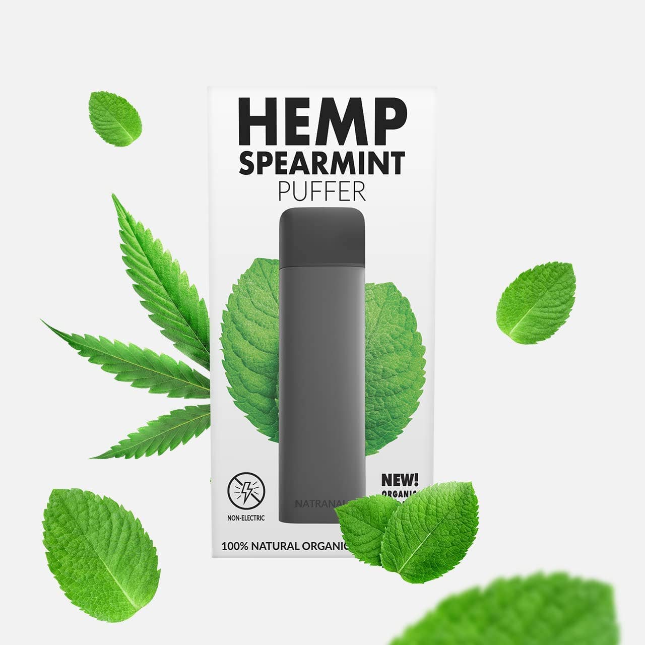 Natranal – wholesale Aromaterapiinhalator – Natranal Spearmint + Hemp Puffer - Oral Fixation Ersättning för Rök- och Vapeavvänjning3