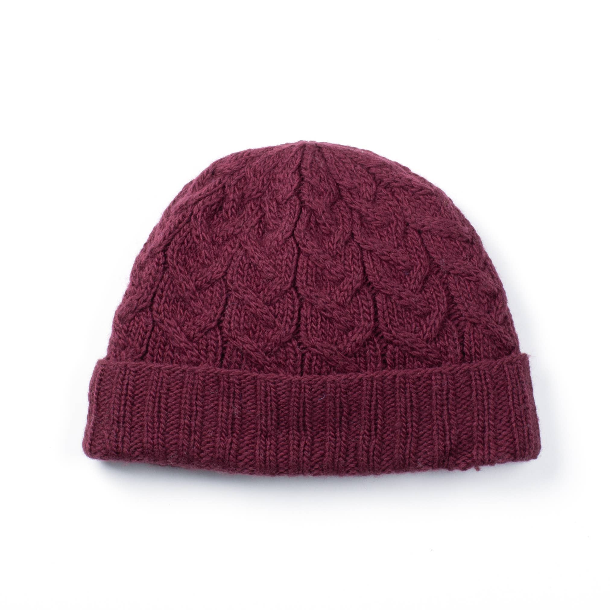 Lost Horizons Canada - Vente Bonnet – homme - Bonnet en laine Churchill – Bonnet en maille torsadée texturée0