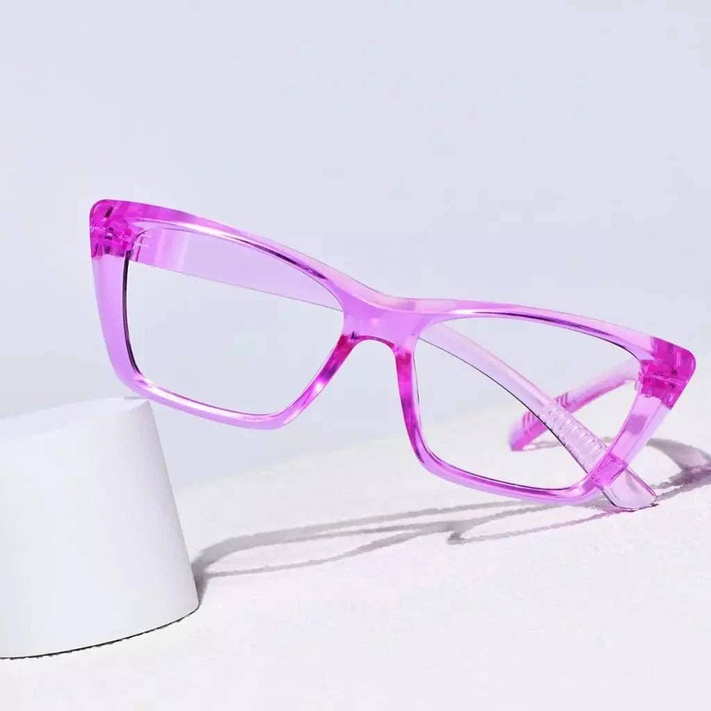SPARE-SPECS, LLC - Wholesale Eyeglasses - Unisex - Cat Eye 30% Blue Light Blocking Metalless Screwless Glasses12