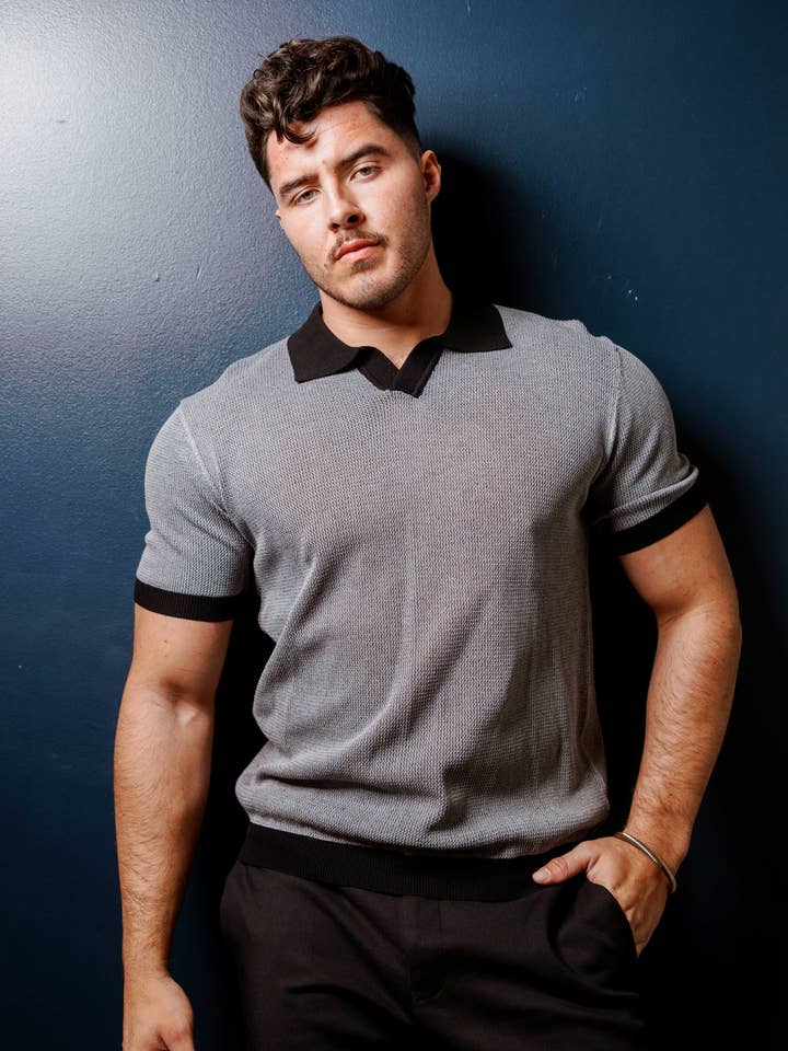 Mojito Stylish Premium Knit Polo Shirt with Contrast Color Combination NEW for wholesale by MOJITO COLLECTION