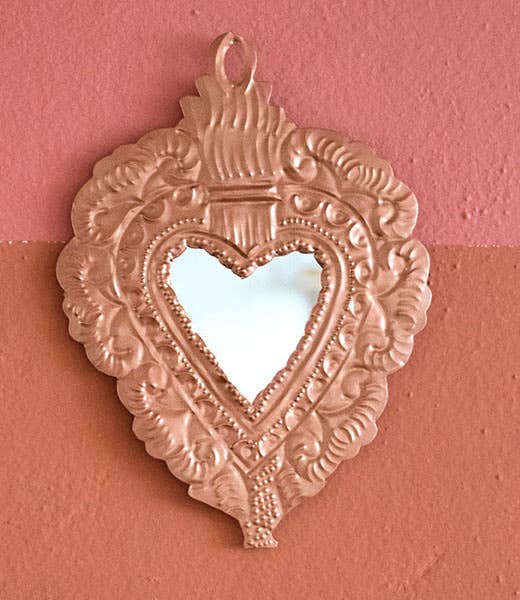 P.I.Project America – Engroshandel Julepyntsæt – Sacred Heart mexicansk tinornament med spejl8