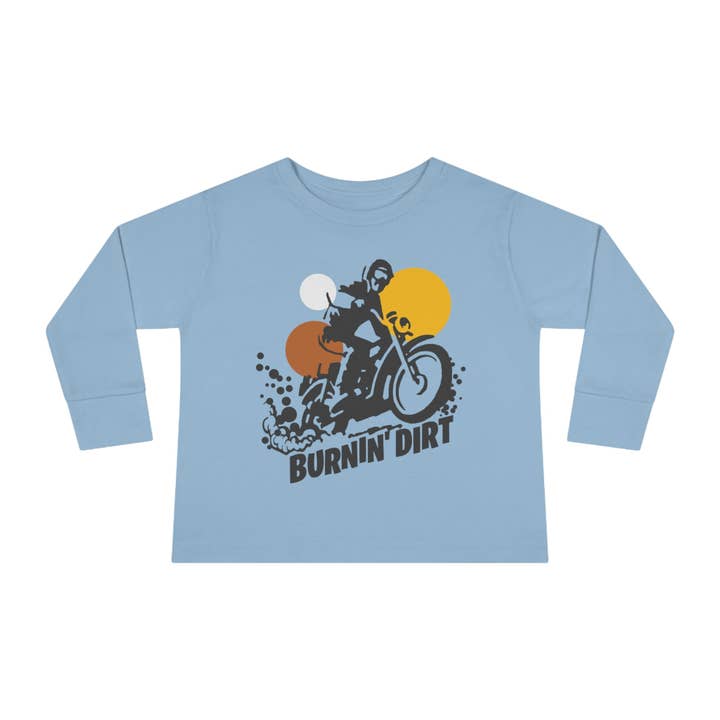 BURNIN DIRT - Toddler Long Sleeve Tee for wholesale by Ragtop Kids