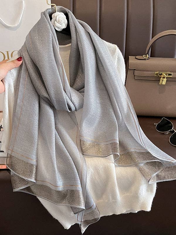 VividLux - Wholesale Scarf - Women's - Keep Warm See-Through Shawl&Scarf0