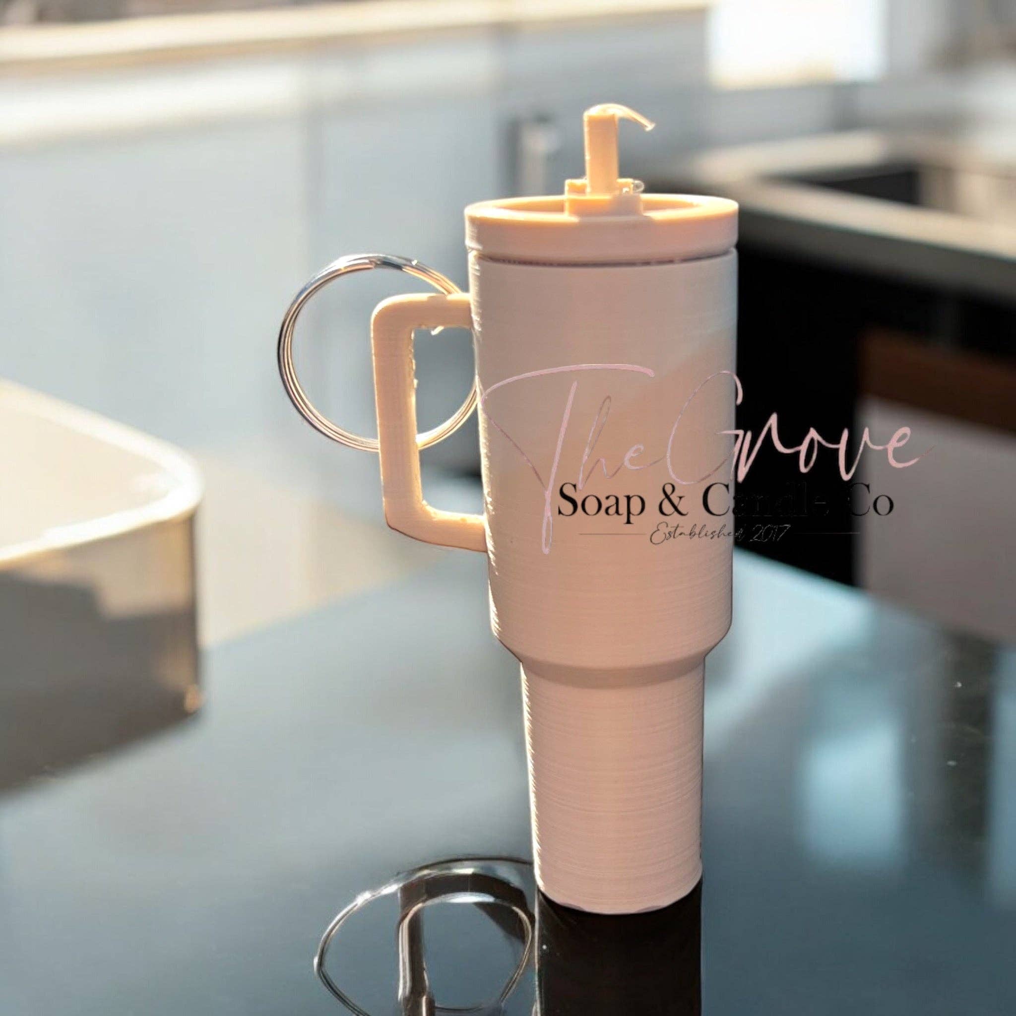 The Grove Soap & Candle Co - Wholesale Lip Balm Case/Holder - Mini tumbler lip balm holder keychain9