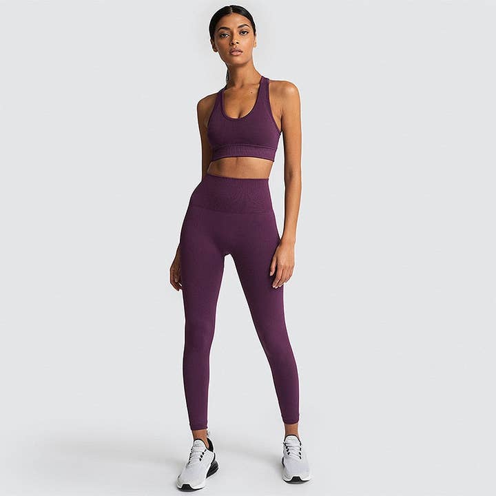 Pyzis – Großhandel Sportbekleidungsset – Damen – Pyzis 2-teiliges Yoga-Workout-Set6