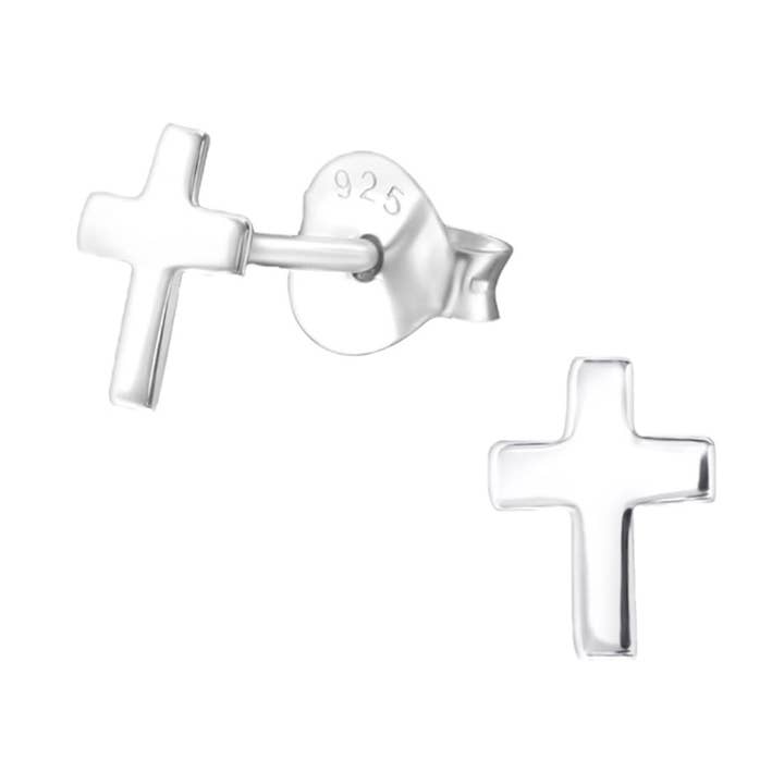 Sølvkors for engroshandel hos Littleearringcompany.com