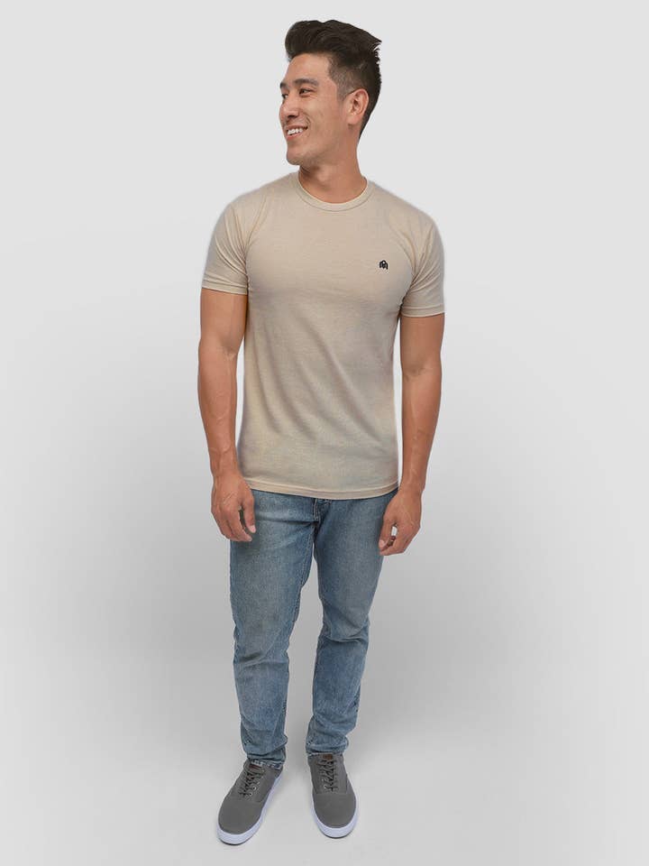 INTO THE AM – T-shirt – Homem por atacado – T-shirt Básica Ajustada Premium para Homem (de Marca)32