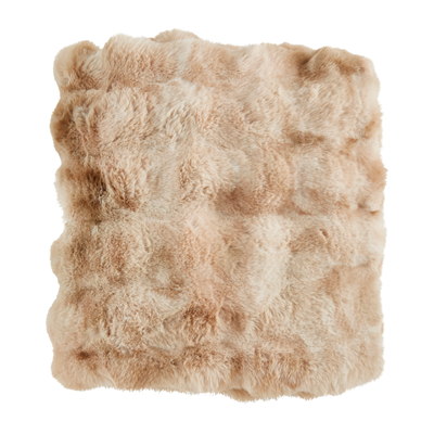 Fennco Styles - Wholesale Throw Blanket - Natural Bubble Faux Fur 50"x60" Throw Blanket1