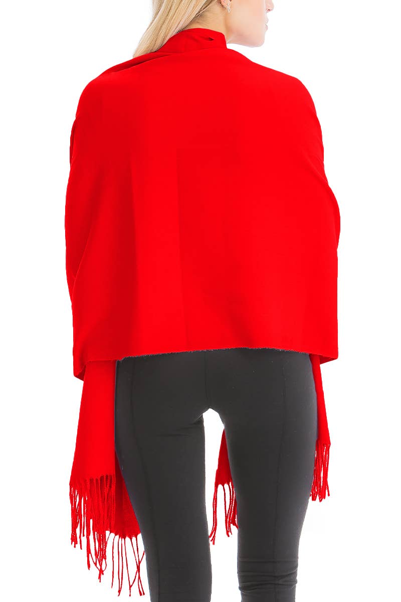 Cap Zone – wholesale Scarf – Women's – Oversized Fuzzy Twist Oblong Wrap Shawl Scarf3