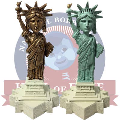National Bobblehead Hall of Fame and Museum - Wholesale Decorative Figurine - Statue of Liberty National Anthem Singing Bobbleheads3