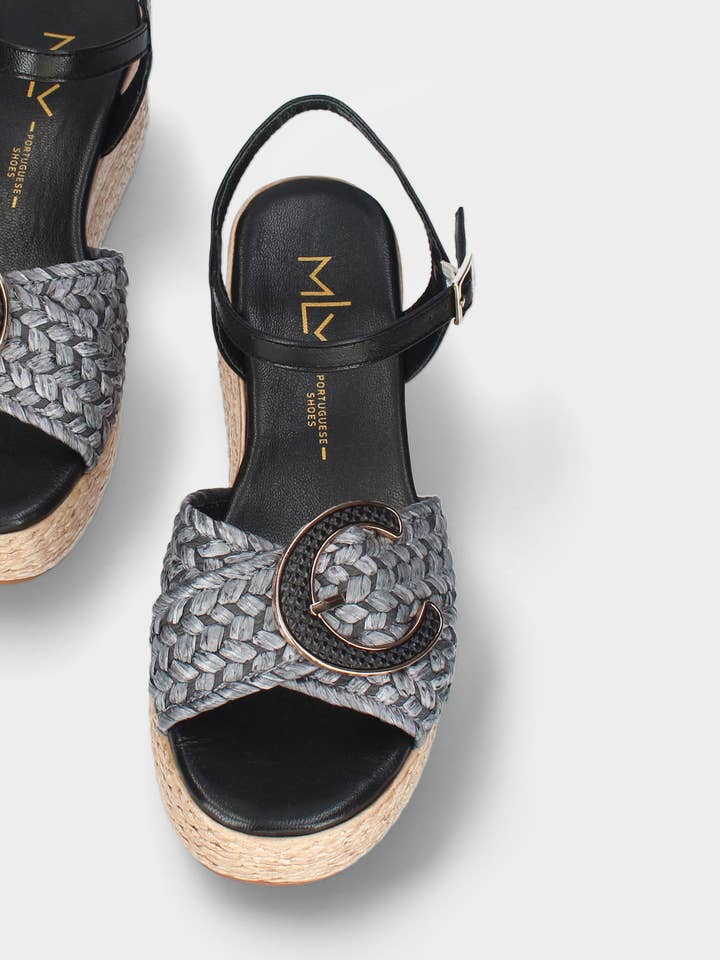 MLV Portuguese Shoes – Engroshandel Wedge - Dame – Middle Wedge Sandaler Daisy 026