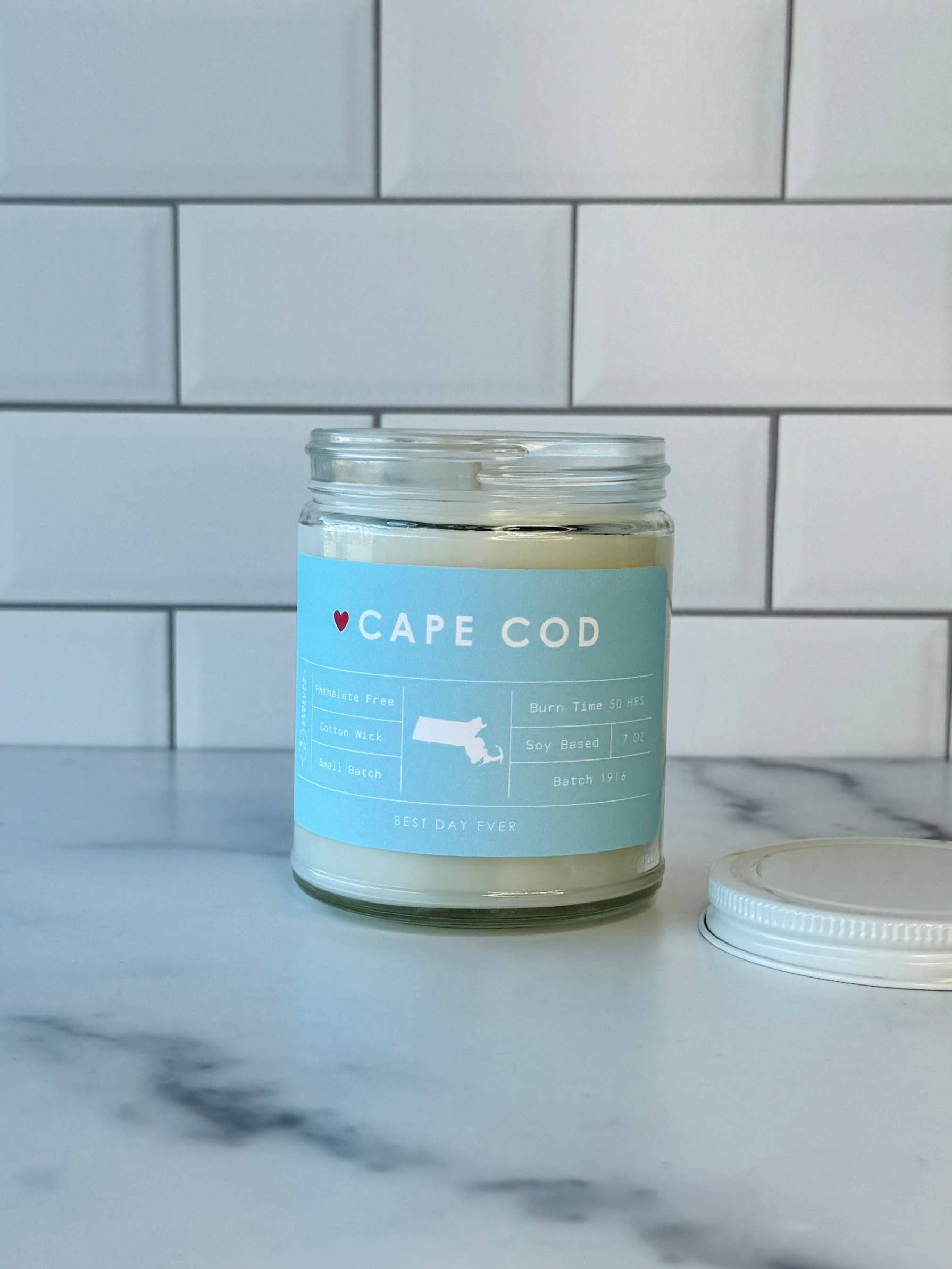 Rambling Caravan – Vela em jarro/copo por atacado – Cape Cod, MA Vela7