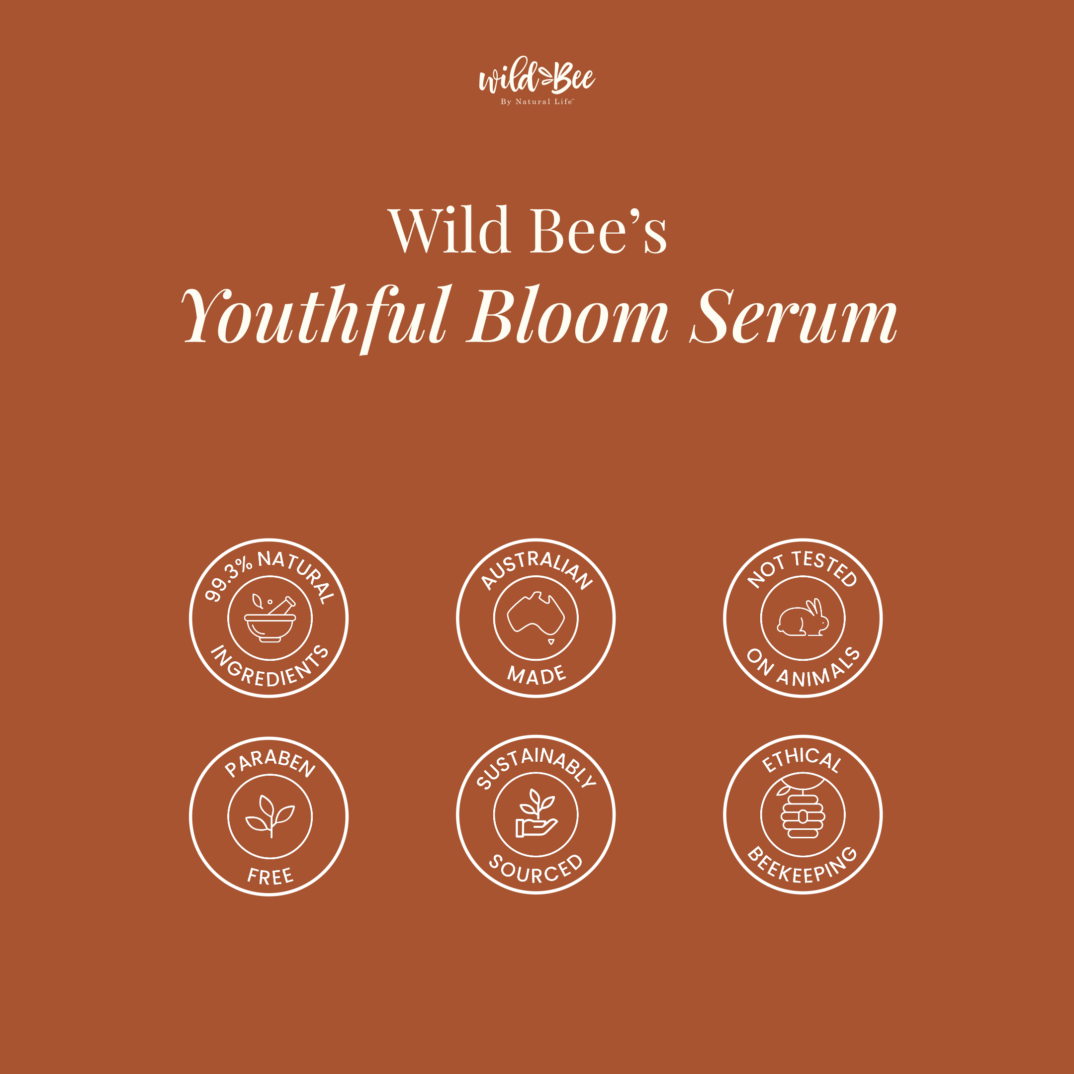 Wild Bee skincare - Wholesale Facial Serum/Concentrate - Youthful Bloom - CoQ10 & Collagen Serum 30ml4