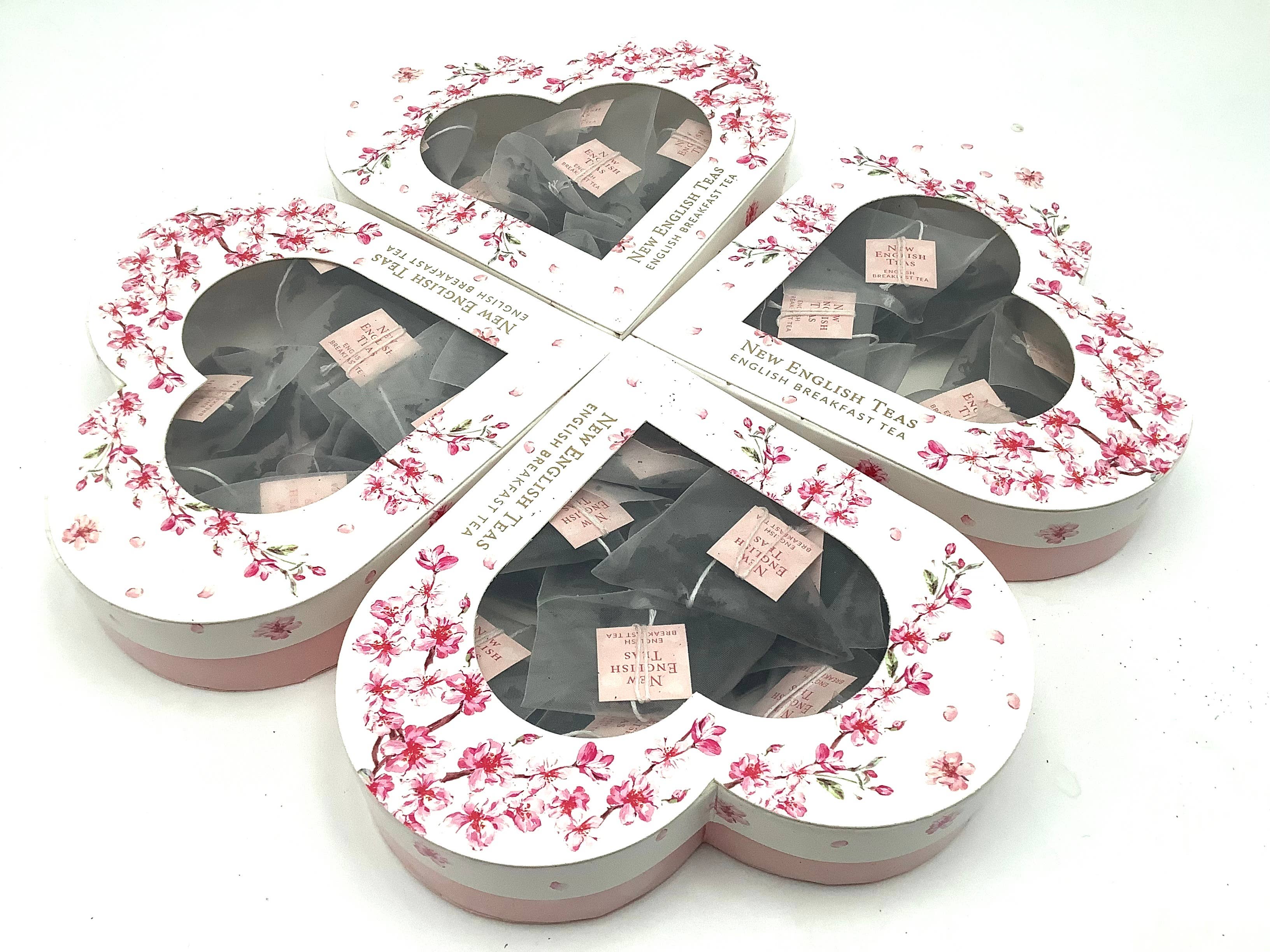 All Little Cute Things – Engroshandel Teposer – Hjerteformet teæske. Kirsebærblomst Engelsk Te8