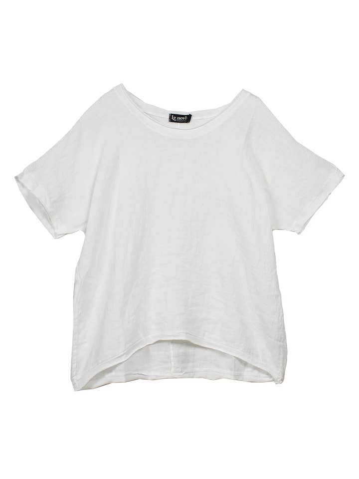 Abrianna Top in Weiß für den Großhandel von Caposhie