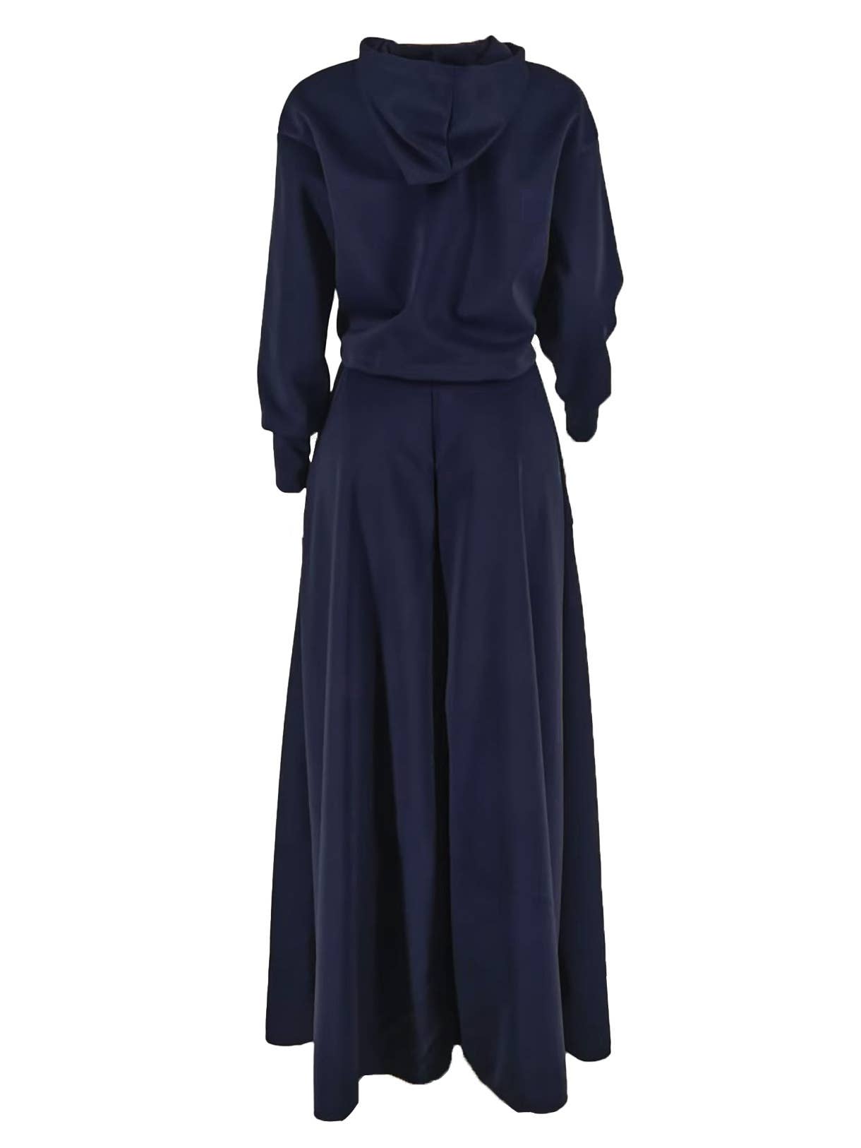 HIDDENBRAND - Wholesale Top & Skirt Set - Women's - Hoodie sweatshirt top maxi skirt set 2pcs9