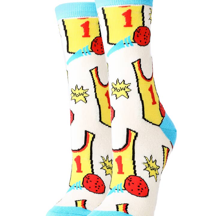 Roger Dodger | Women's Cotton Crew Funny Socks for wholesale by Oooh Yeah/Sock It Up/Oooh Geez Slippers