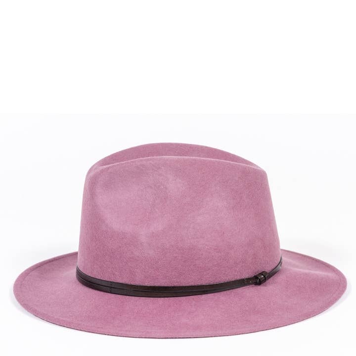 TRAVAUX EN COURS... - Wholesale Fedora - Women's - FELT HAT - leather band, sewn brim49