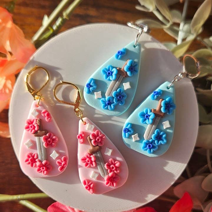 Épées de Fantaisie Florale pour la vente par Pinky Creates