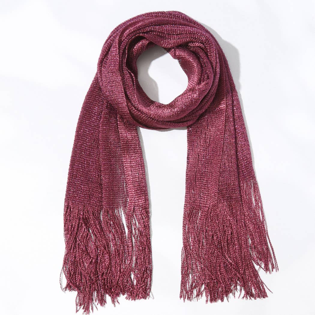 Fashion City - Vente Écharpe – femme - Écharpe de soirée légère métallisée en Lurex14