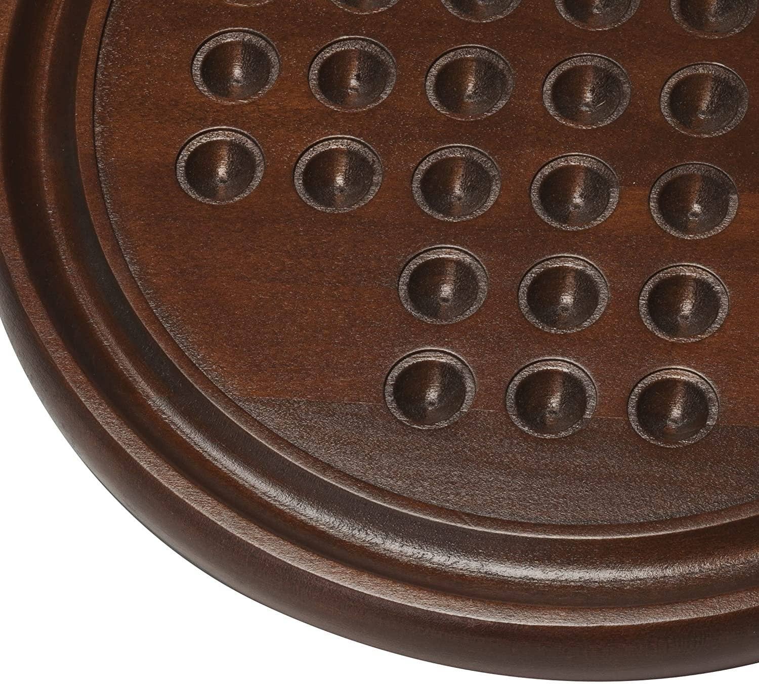 Brun Marble Solitaire-spel - 12 tum. (Tillverkad i USA) för wholesale på Faire1