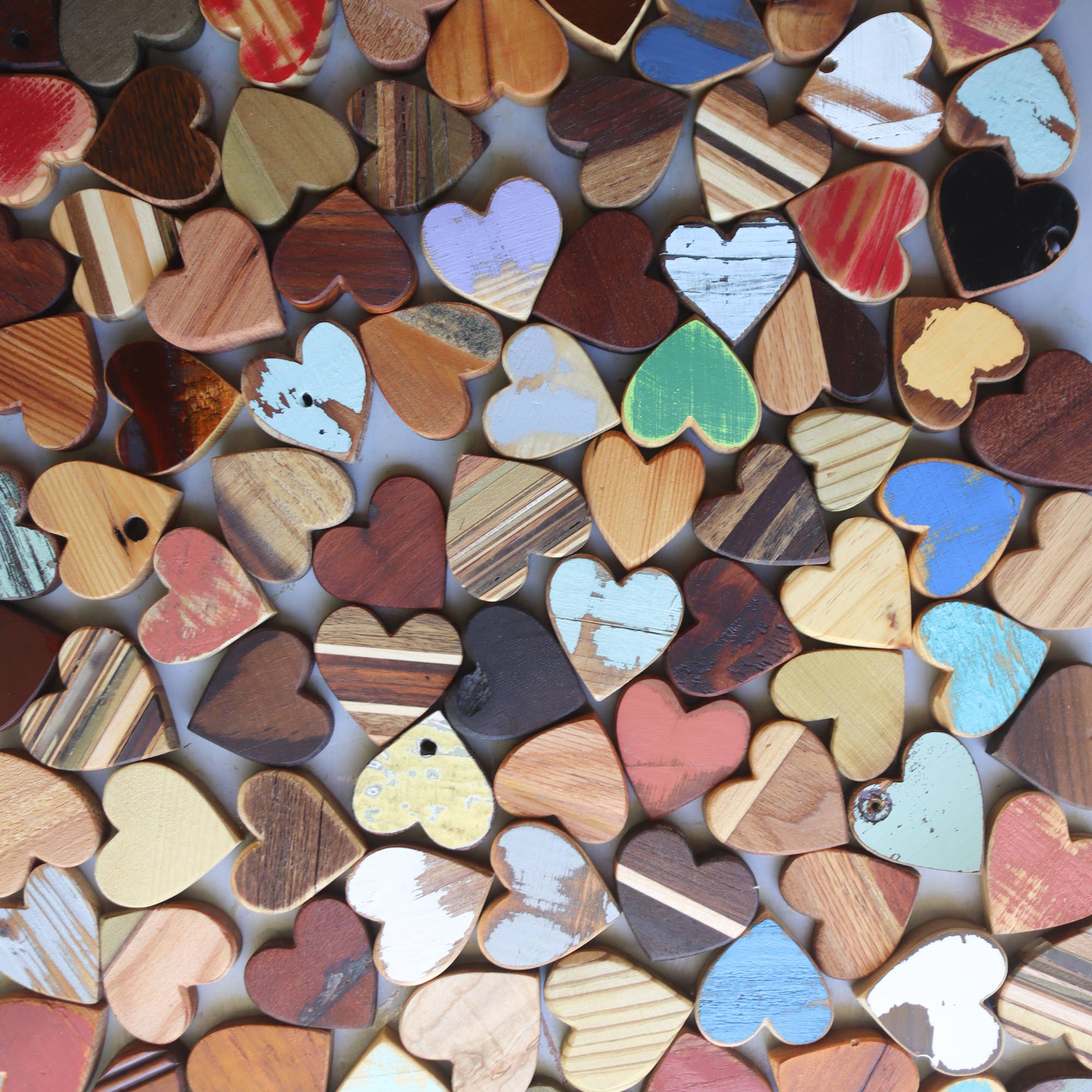 Dennehey Design - Wholesale Decorative Tabletop Object - Imperfect Hearts Decorative Tabletop Object, Reclaimed Wood7