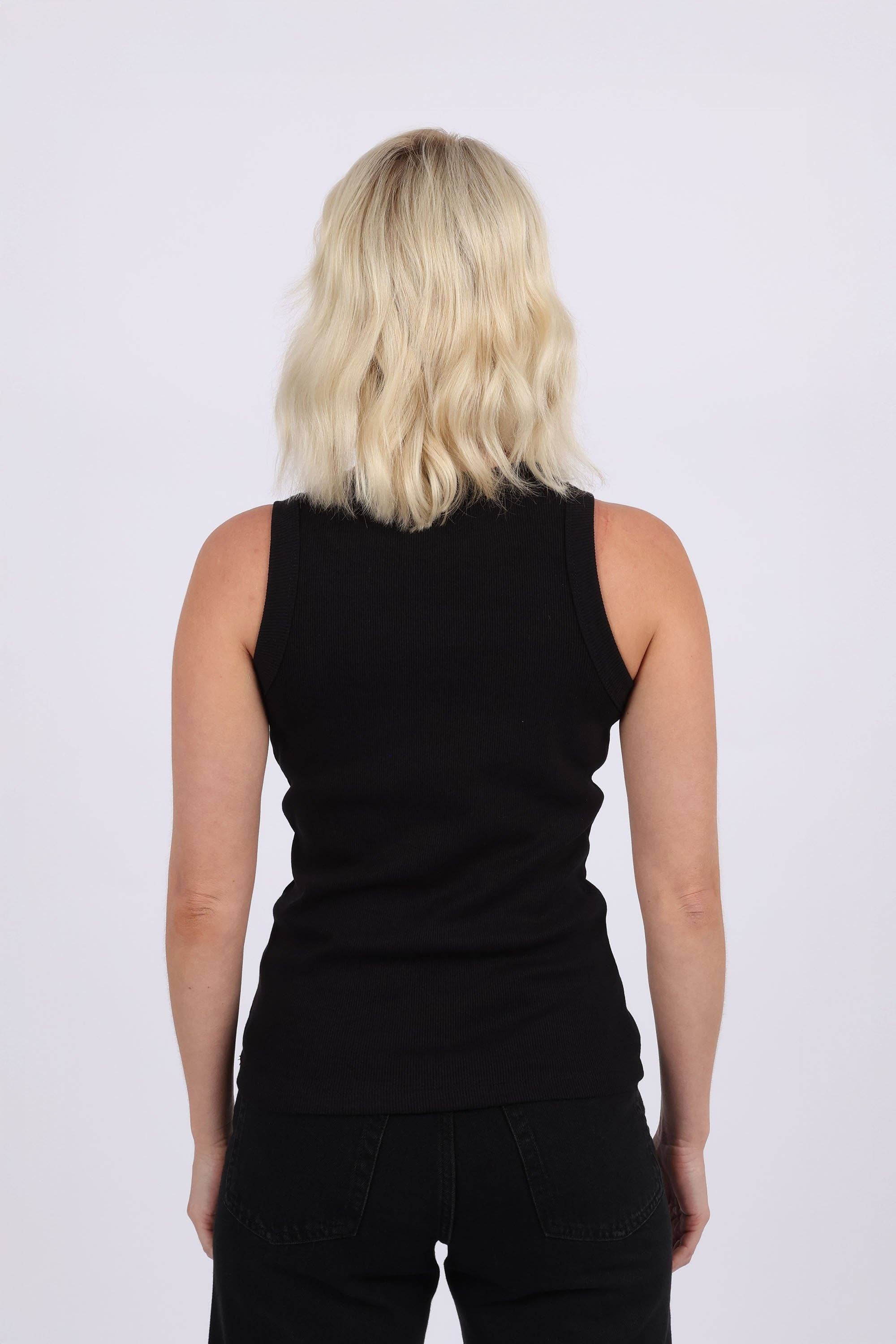 Missi Clothing – wholesale Tank top – Women′s – Women Ribbed Plain Tank Vest Top (Pack of 6)5