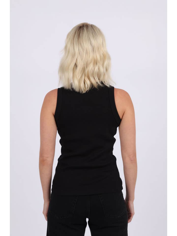 Missi Clothing – wholesale Tank top – Women′s – Women Ribbed Plain Tank Vest Top (Pack of 6)5