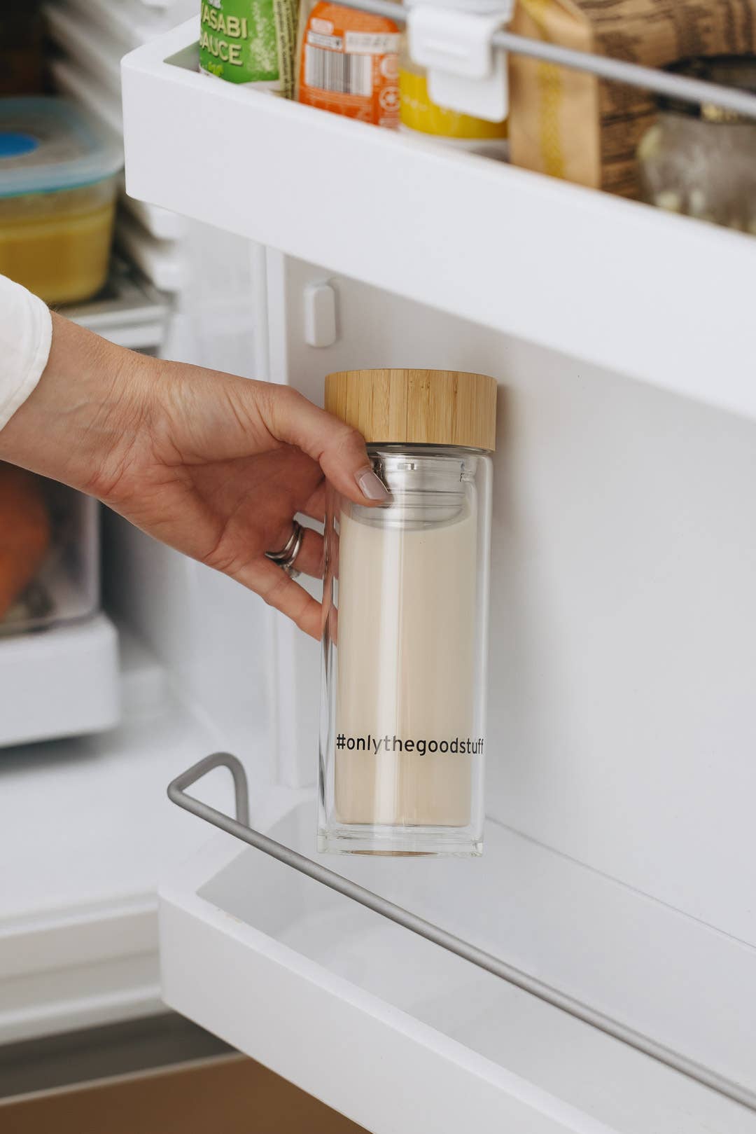 Prana Chai - Wholesale Tea Strainer/Infuser - Prana Chai Double-Wall Insulated Glass Cold Brew Infuser9