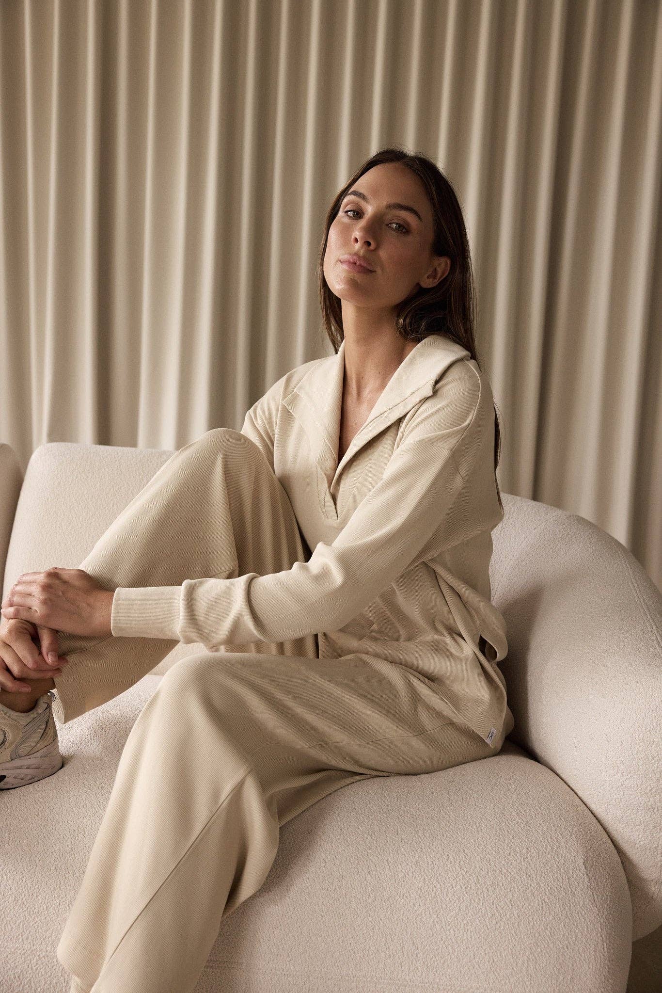 Beige Time Out Top for wholesale on Faire7